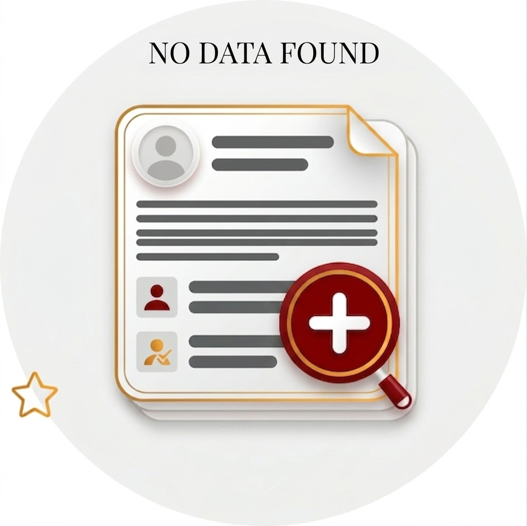 no data found